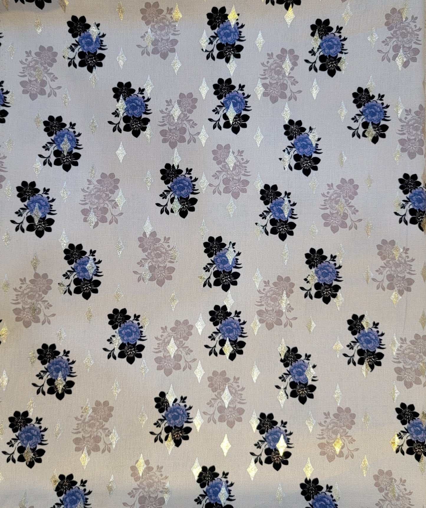 Silk Marina Unstitched 2pc Suit - Fancy